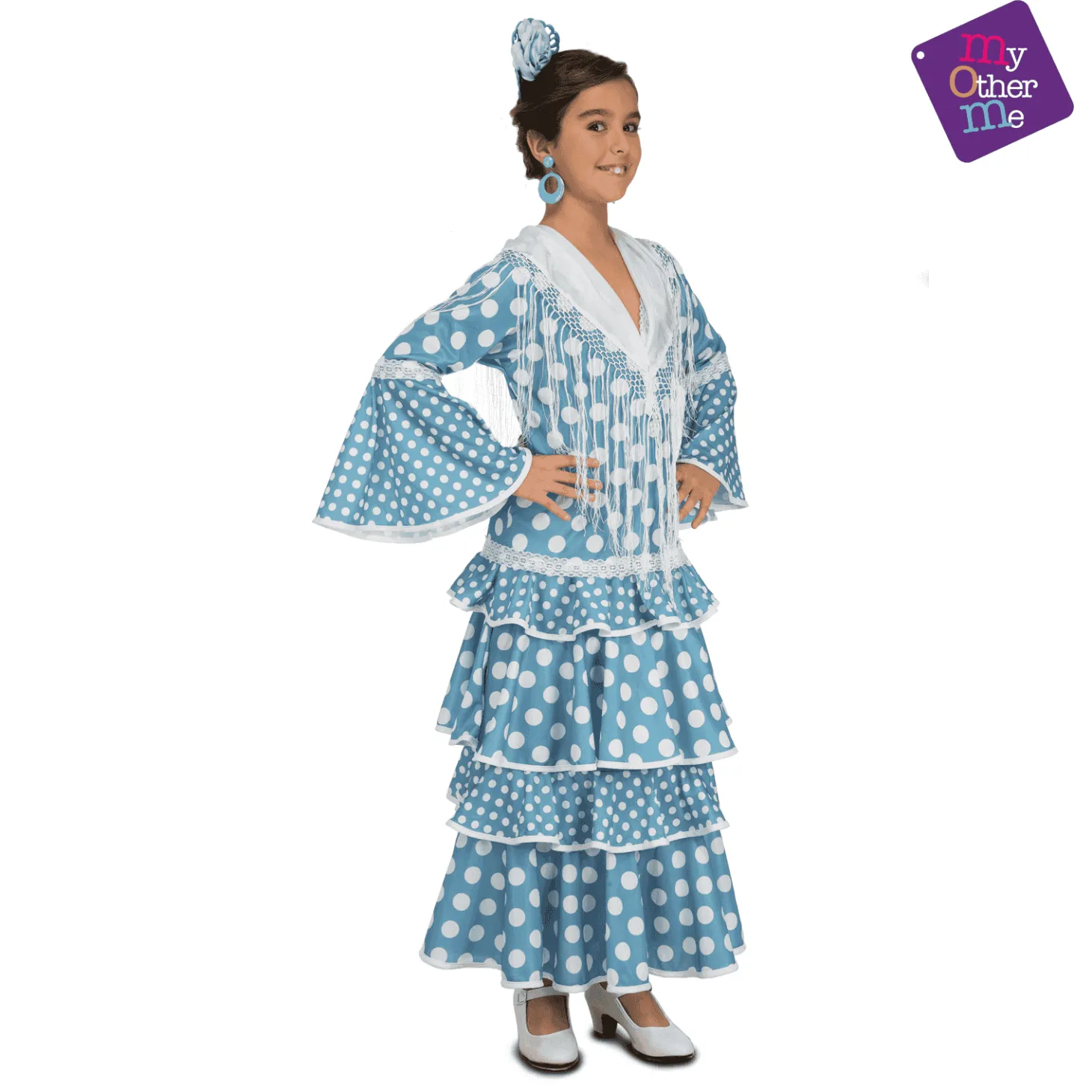 Disfraz de Flamenca huelva 5-6 años infantil