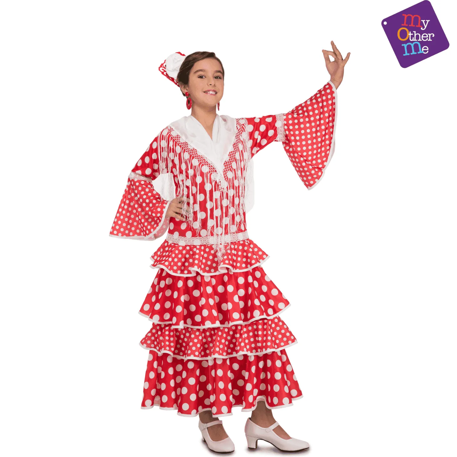Disfraz de Flamenca sevilla 10-12 años infantil