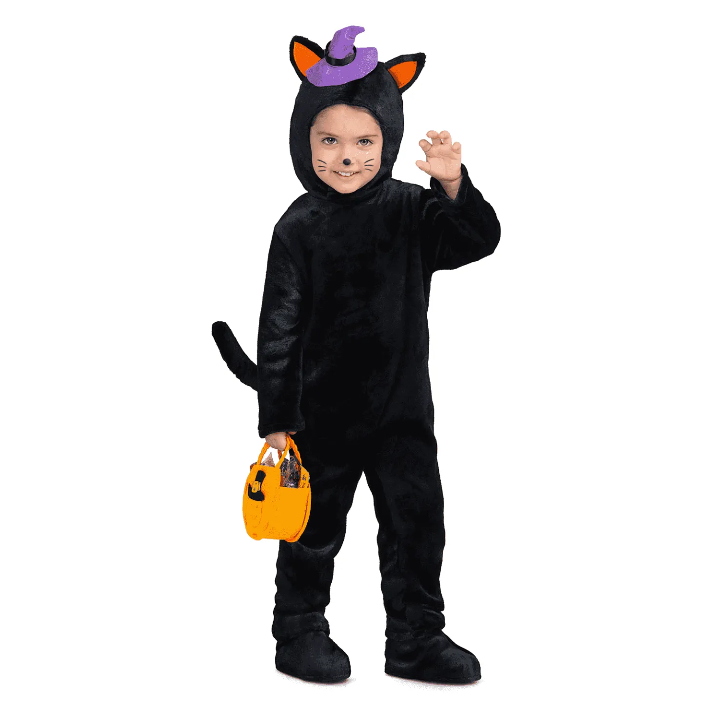 Disfraz de Gatito con calabaza 3-4 años infantil