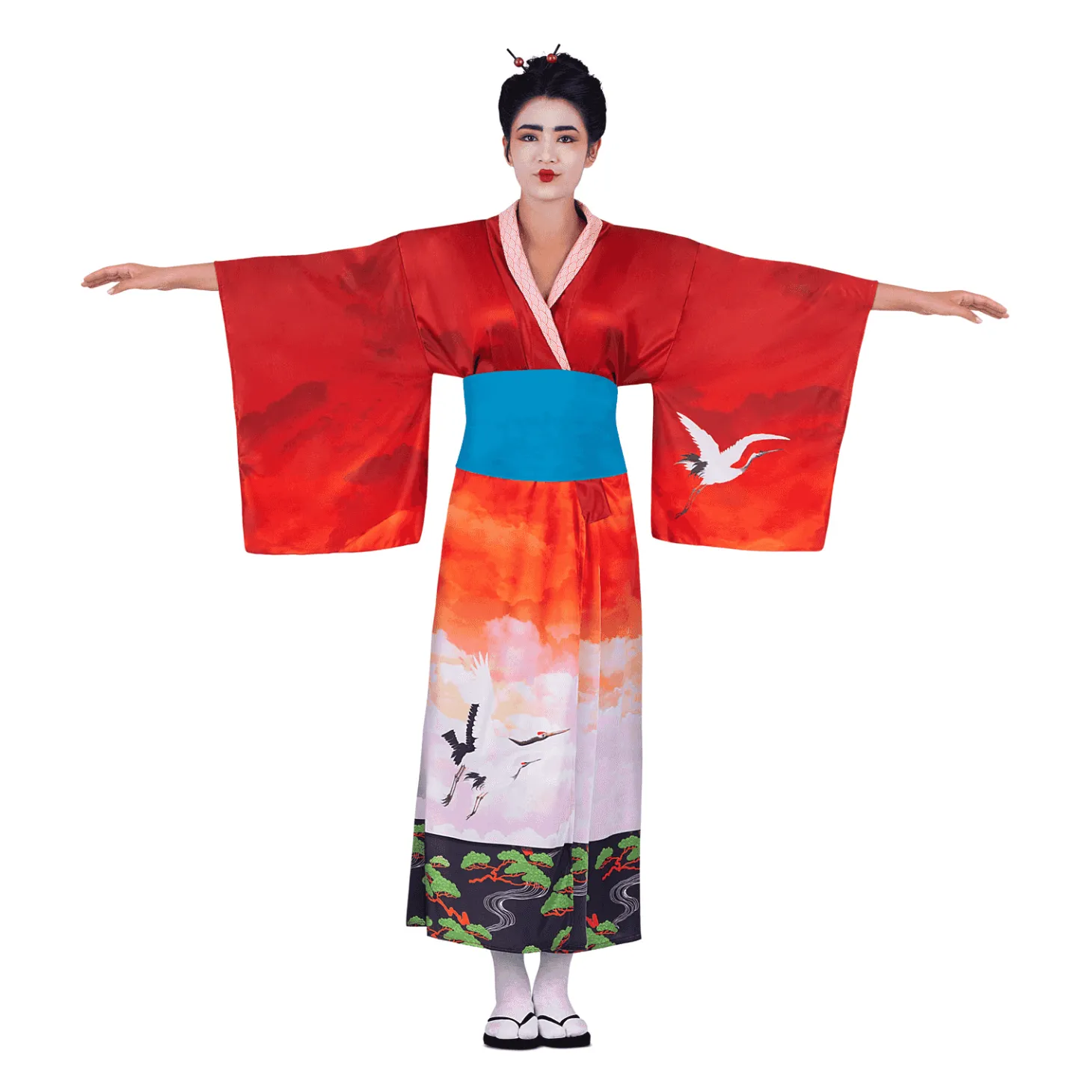 Disfraz de Geisha adulto talla L