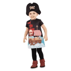Disfraz de Gran piratita 12-24 meses bebé
