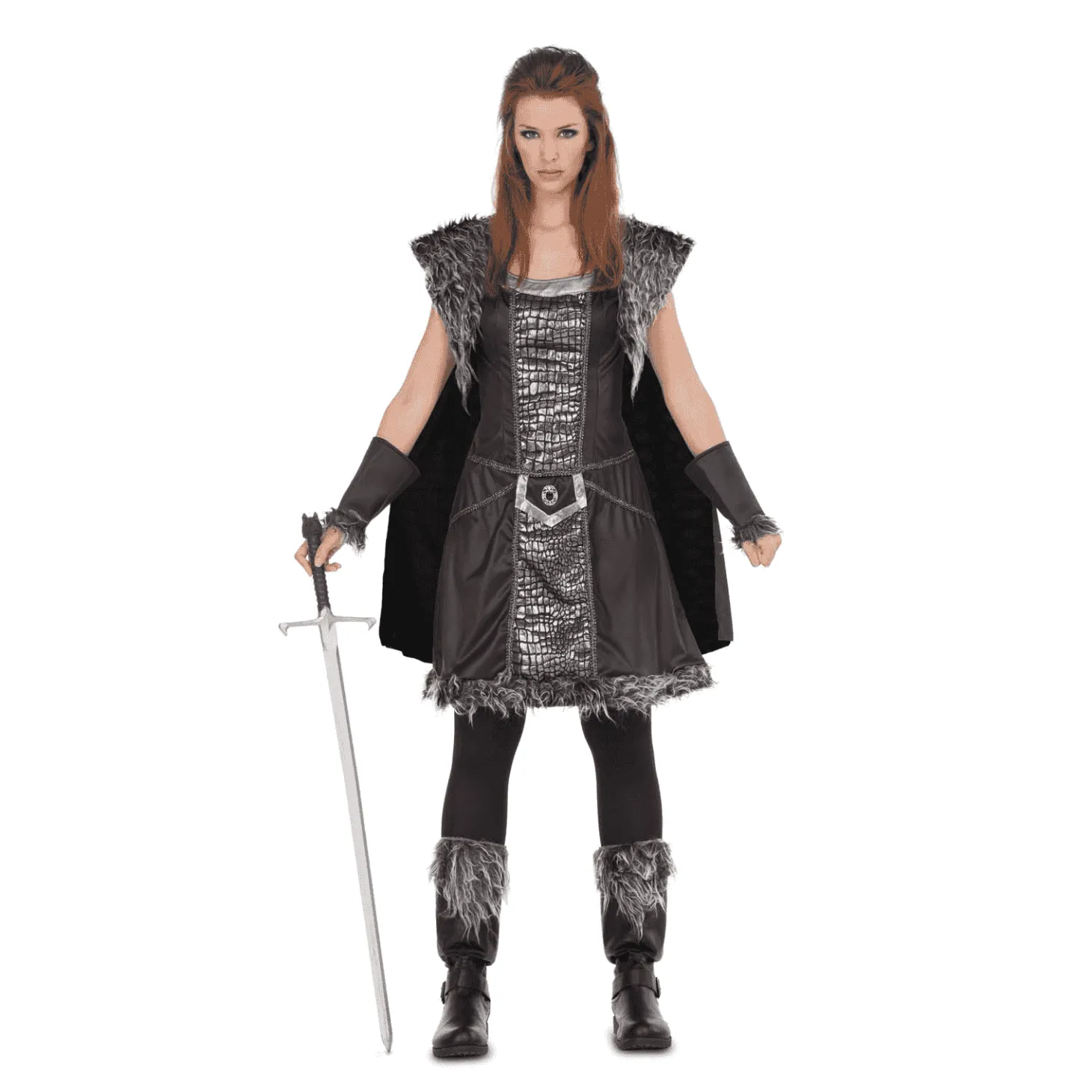 Disfraz de Guerrera del norte adulto talla XL