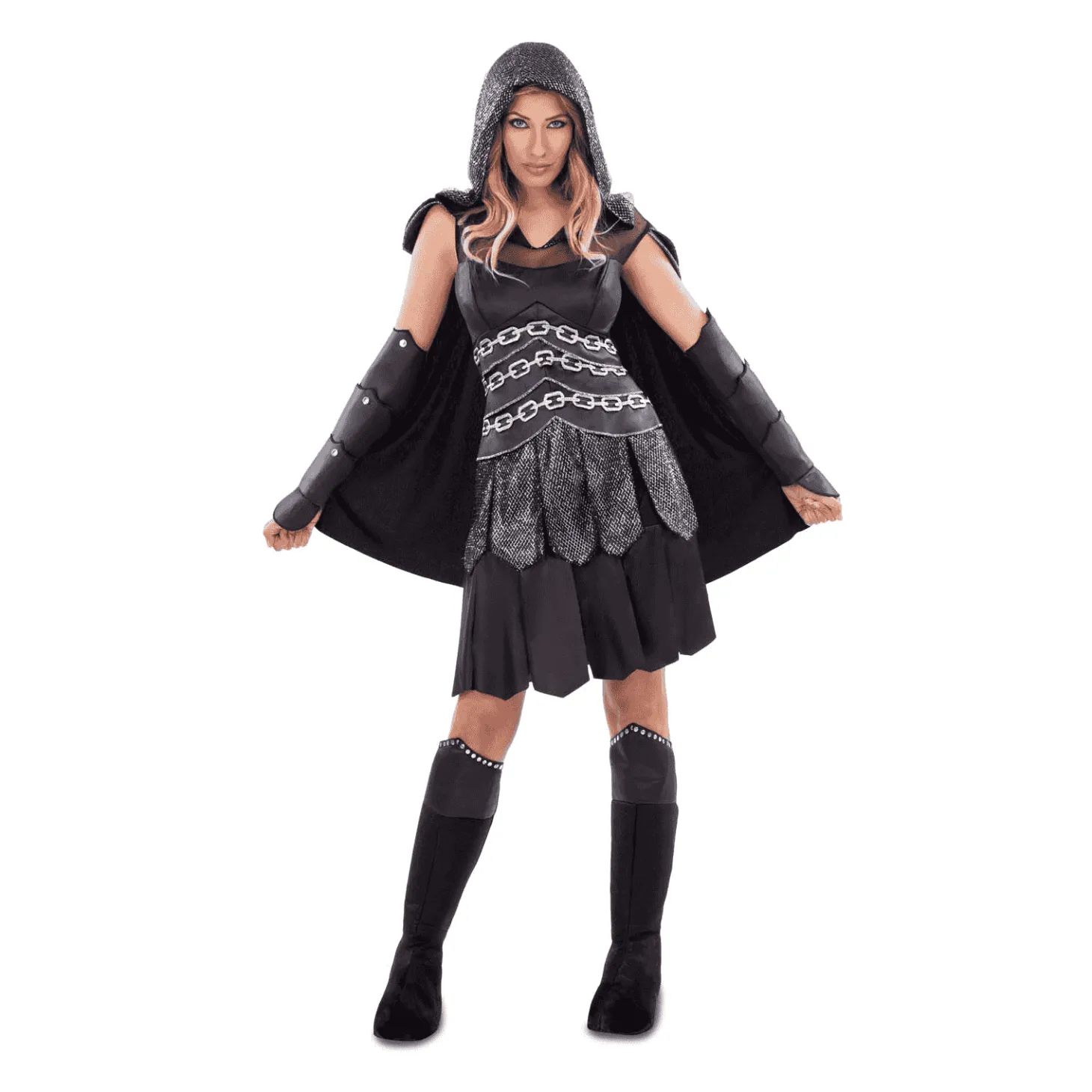 Disfraz de Guerrera tenebrosa adulto talla S