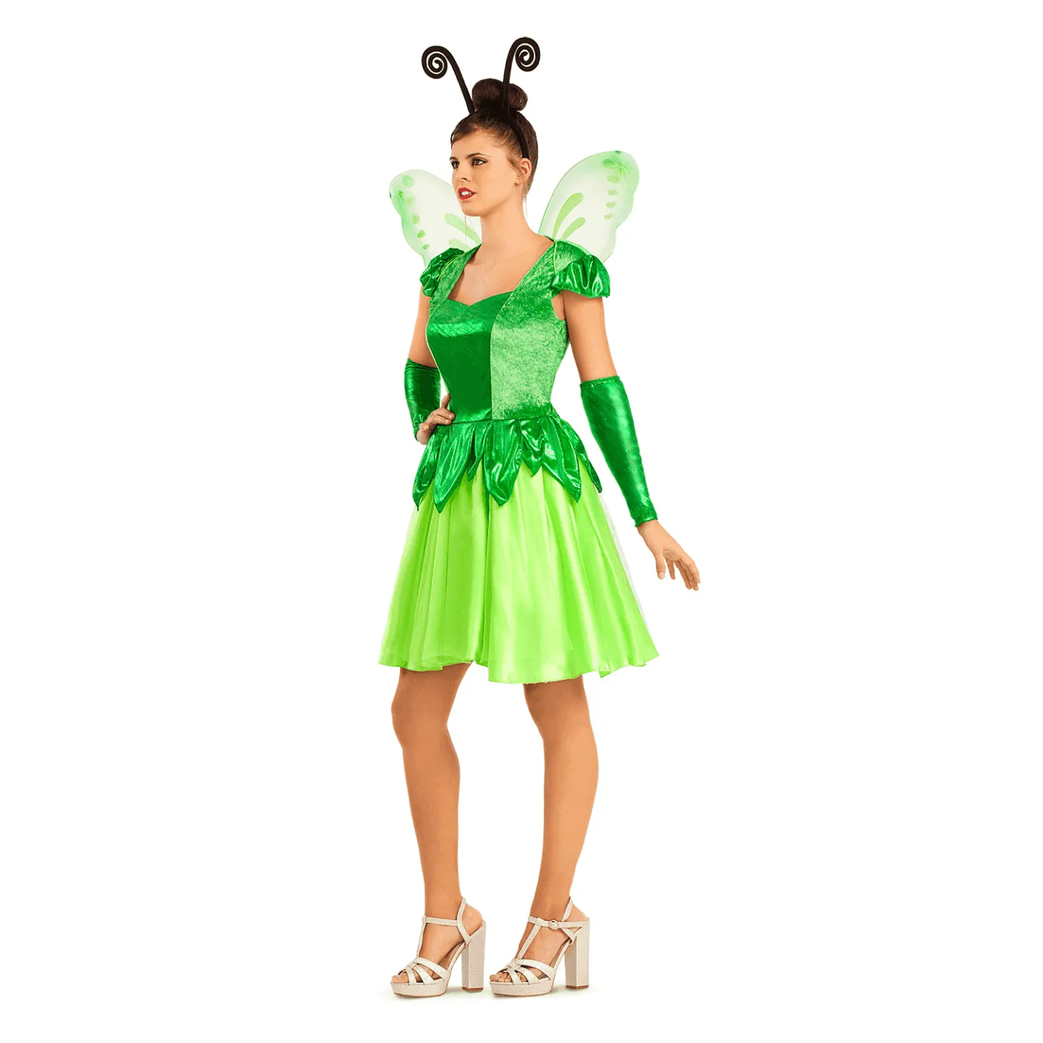 Disfraz de Hada verde adulto talla XL