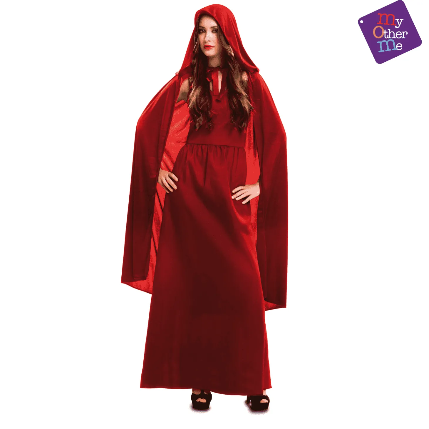 Disfraz de Hechicera roja adulto talla ML