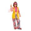 Disfraz de Hippie flower 7-9 años niña infantil