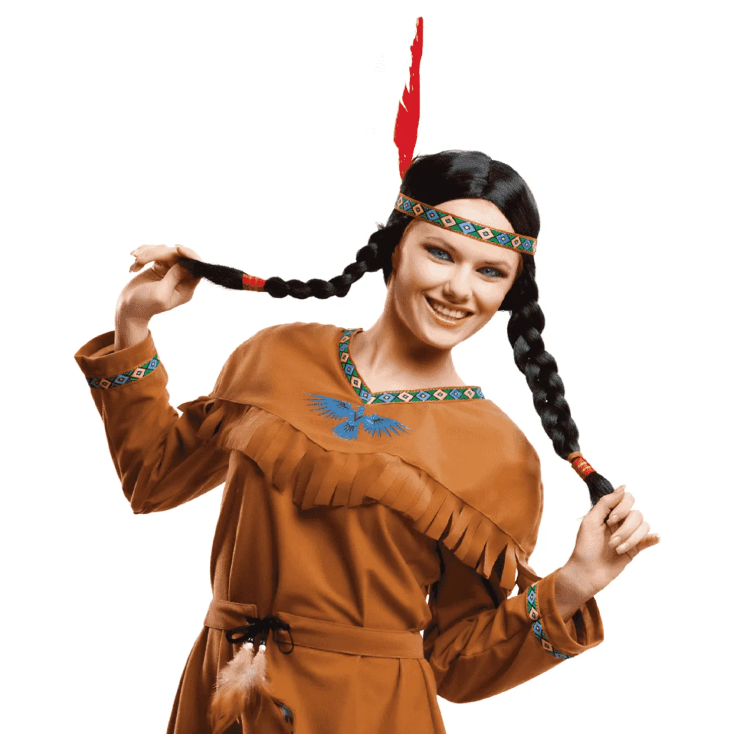 Disfraz de India adulto talla S