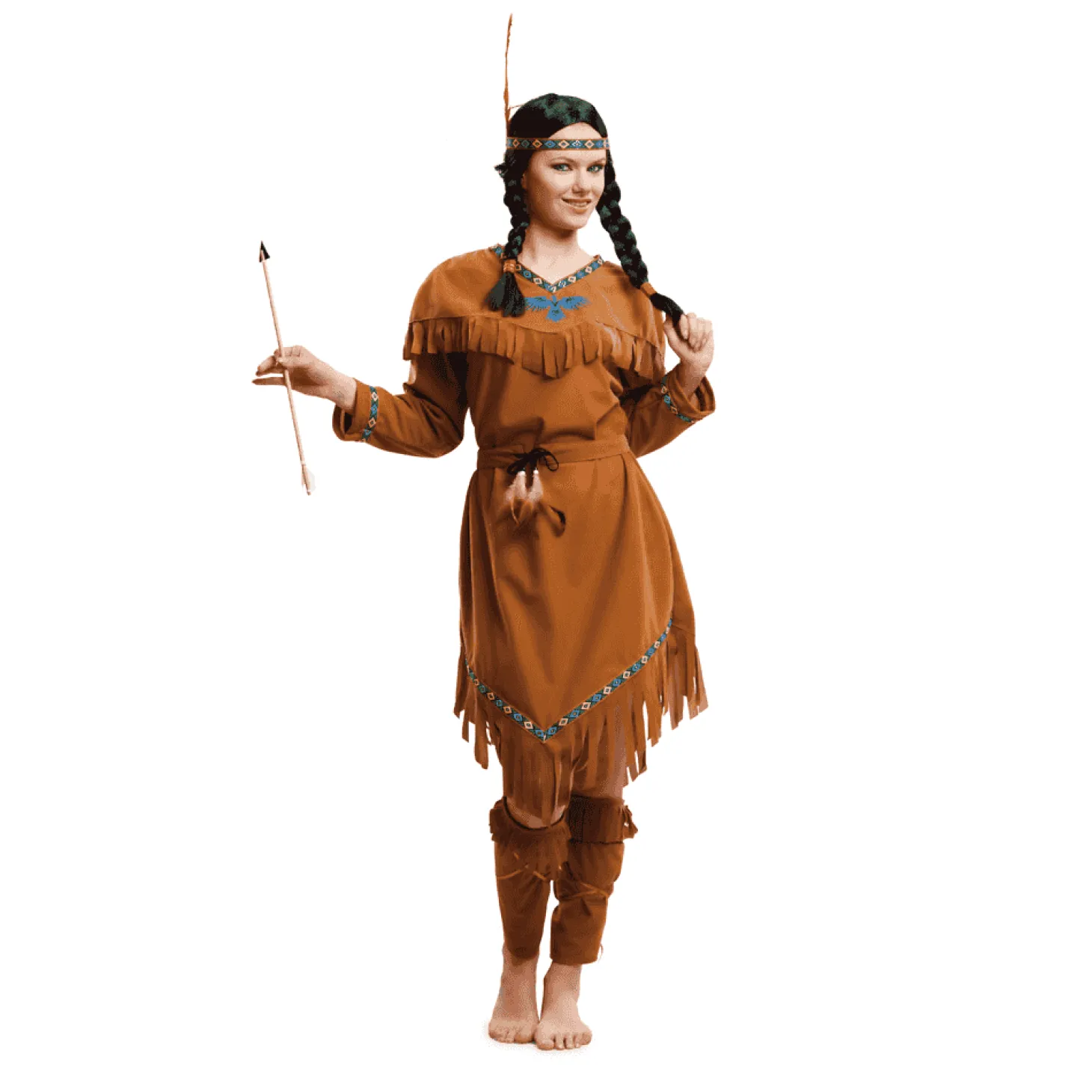 Disfraz de India adulto talla XL