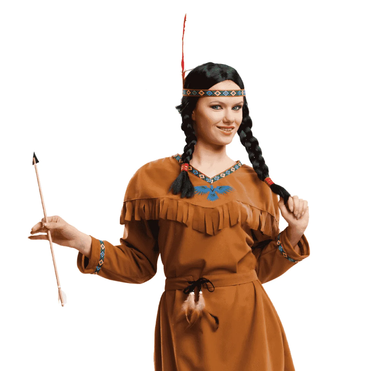 Disfraz de India adulto talla ML