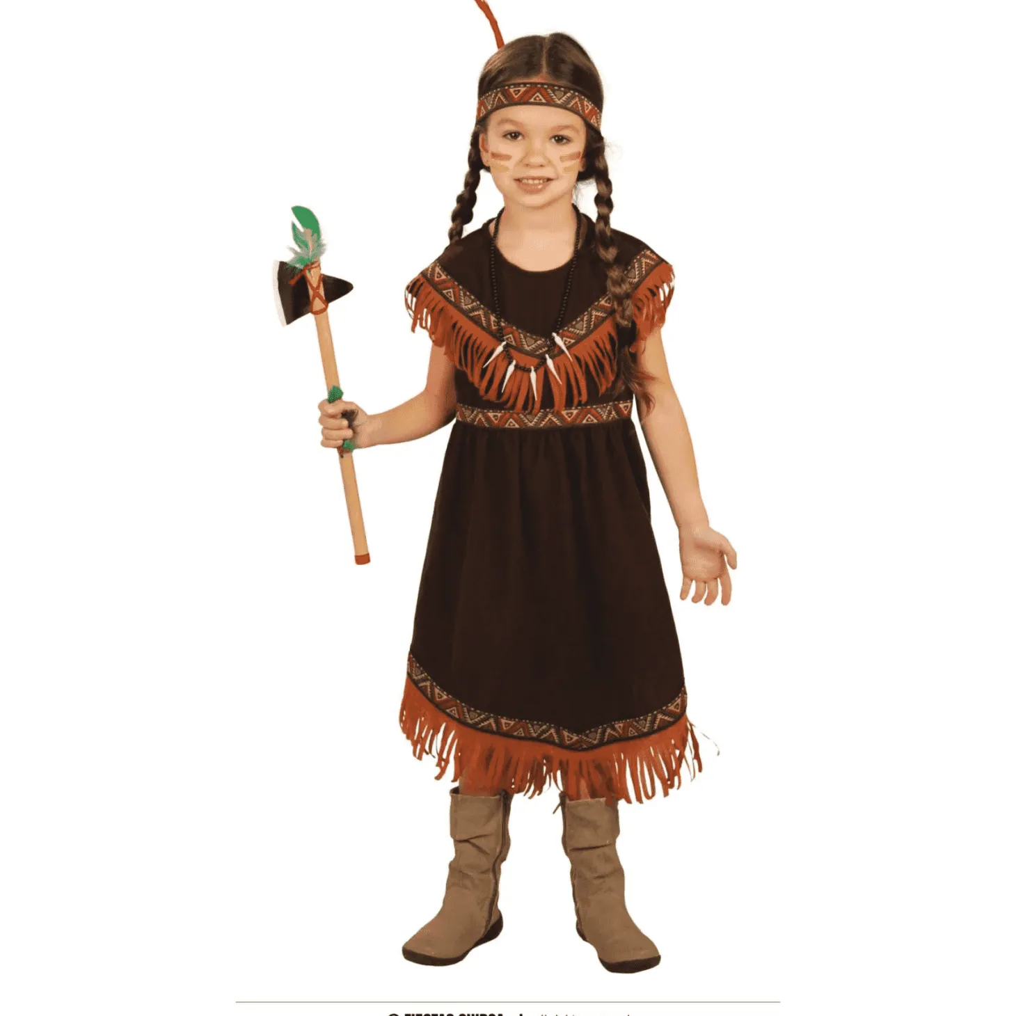 Disfraz De India Talla 10 a 12 Años