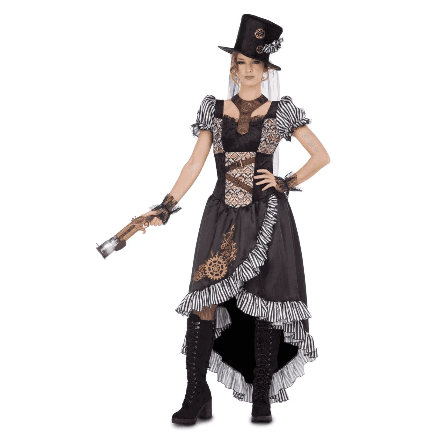Disfraz de Lady steampunk adulto talla S