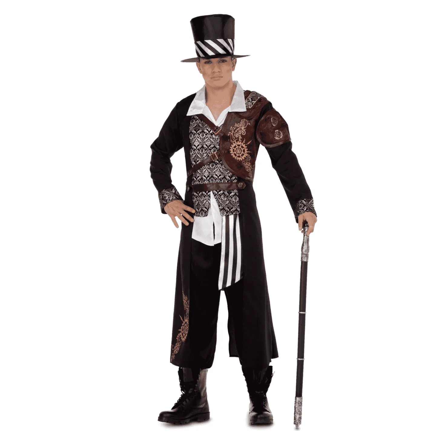 Disfraz de Lord steampunk adulto talla XL