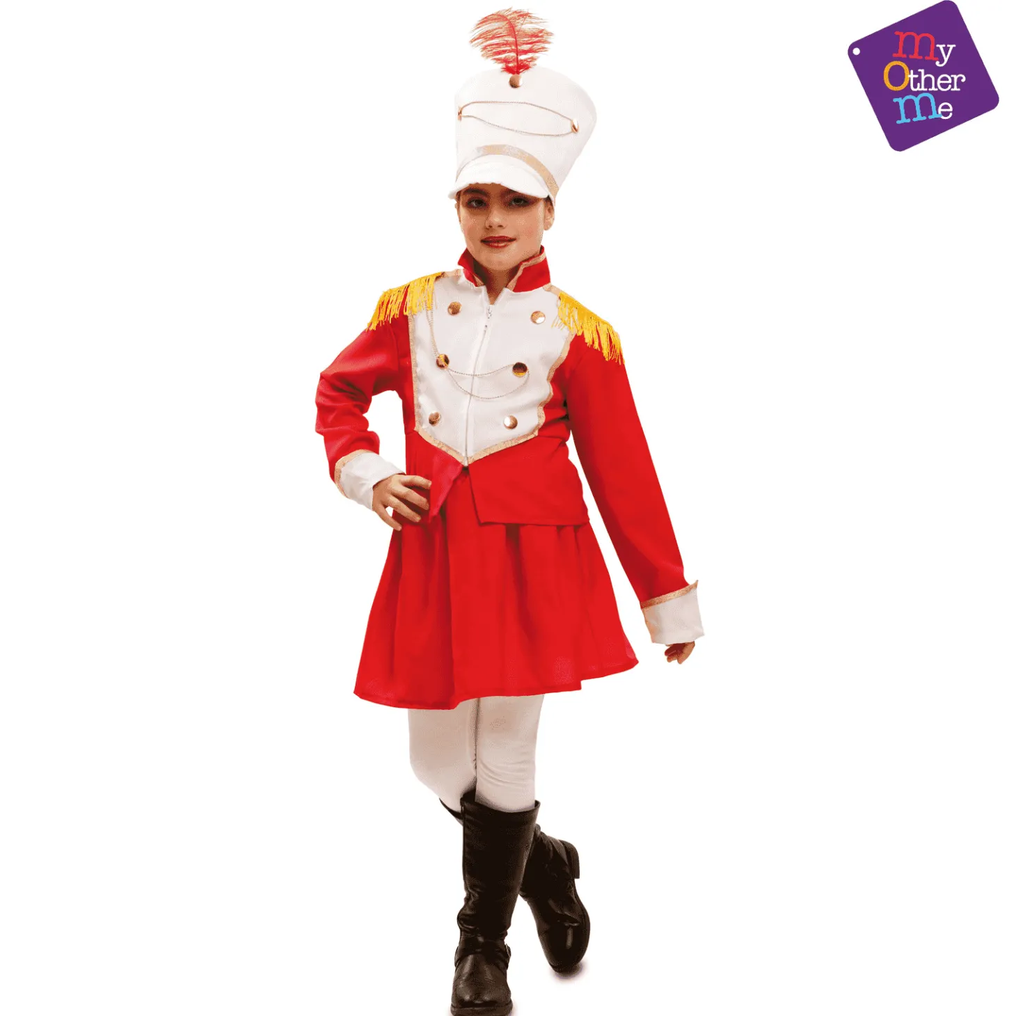 Disfraz de Majorette 3-4 años infantil