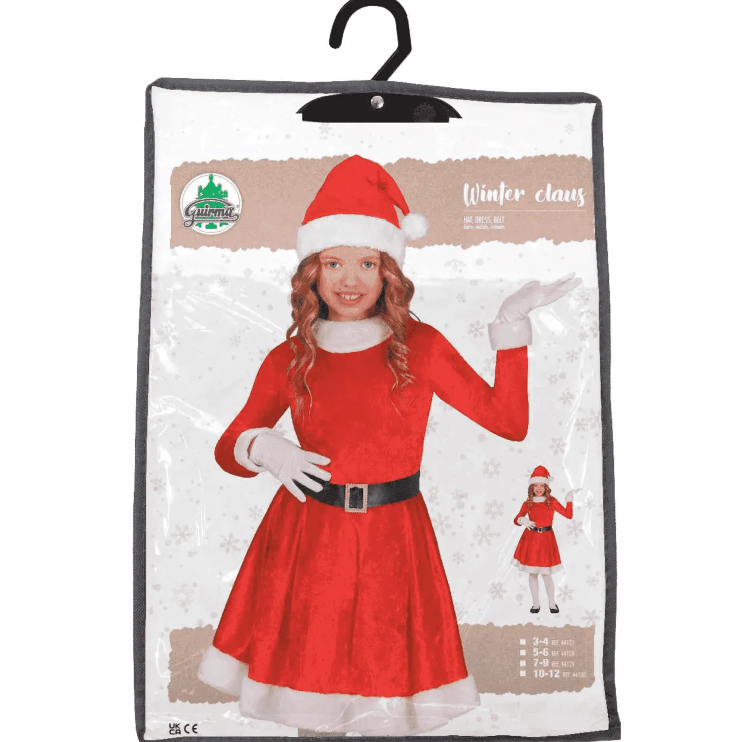 Disfraz de Mamá Noel (Talla 3-4 años)