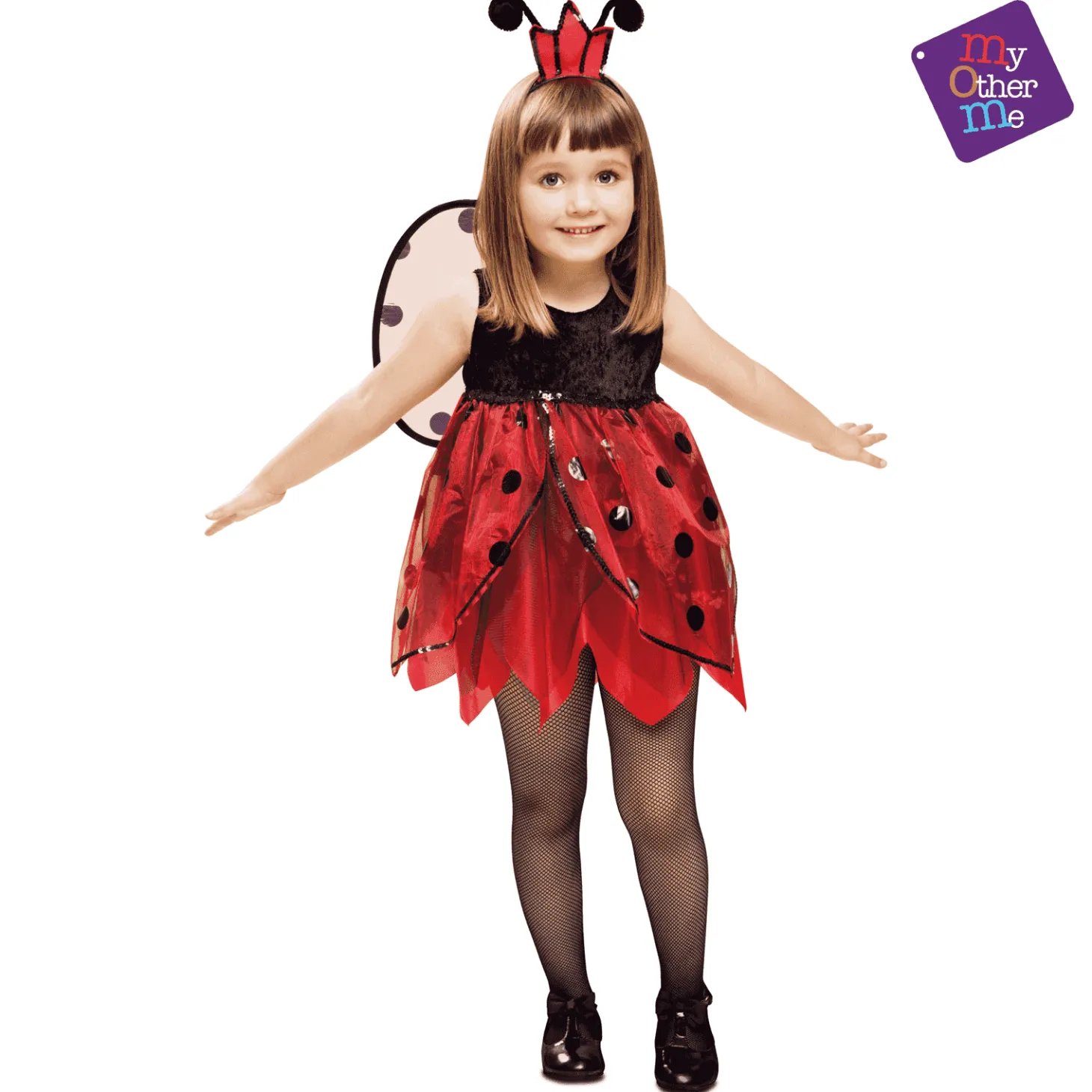 Disfraz de Mariquita hada 3-4 años infantil