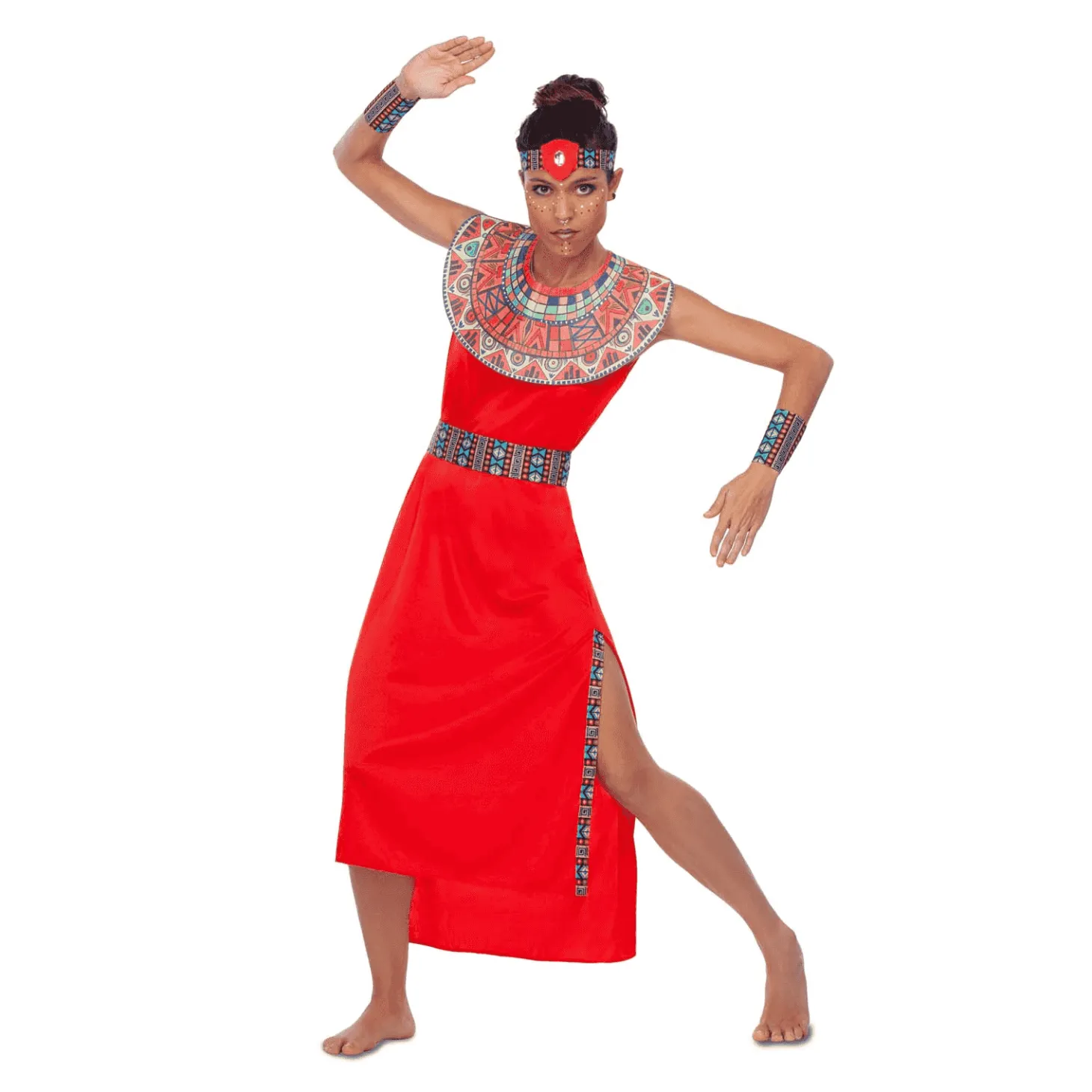 Disfraz de Masai mujer adulto talla ML