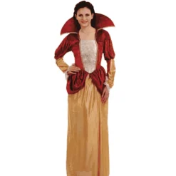 Disfraz De Medieval Mujer Oro
