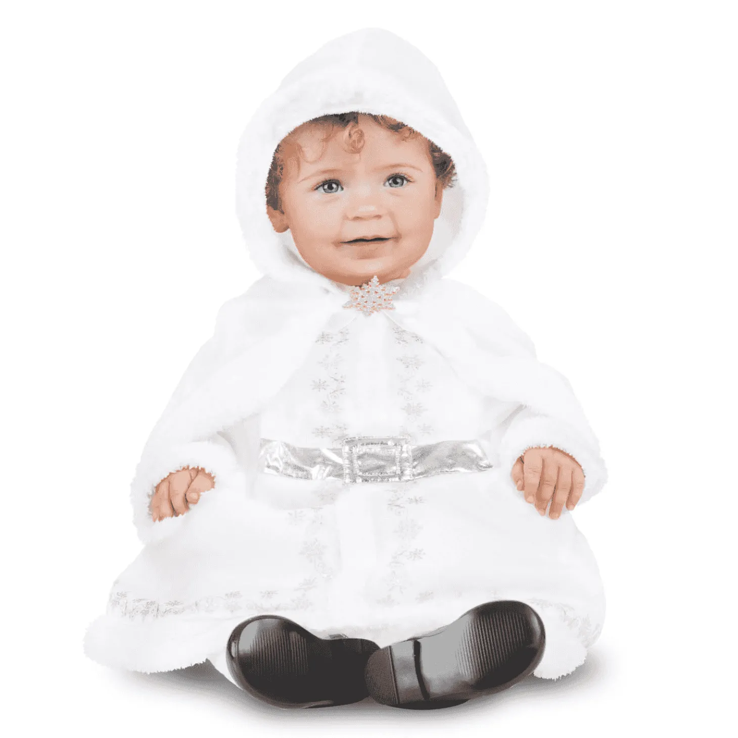 Disfraz de Monada blanca navidad 12-24 meses bebé