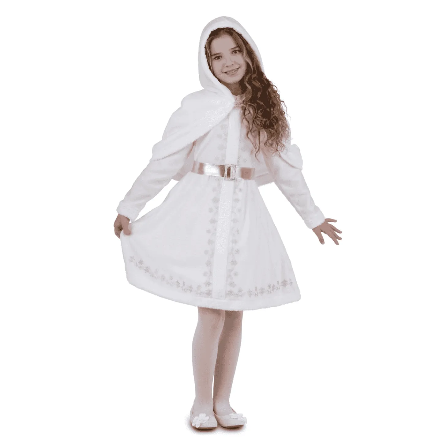 Disfraz de Monada blanca navidad 5-6 años infantil