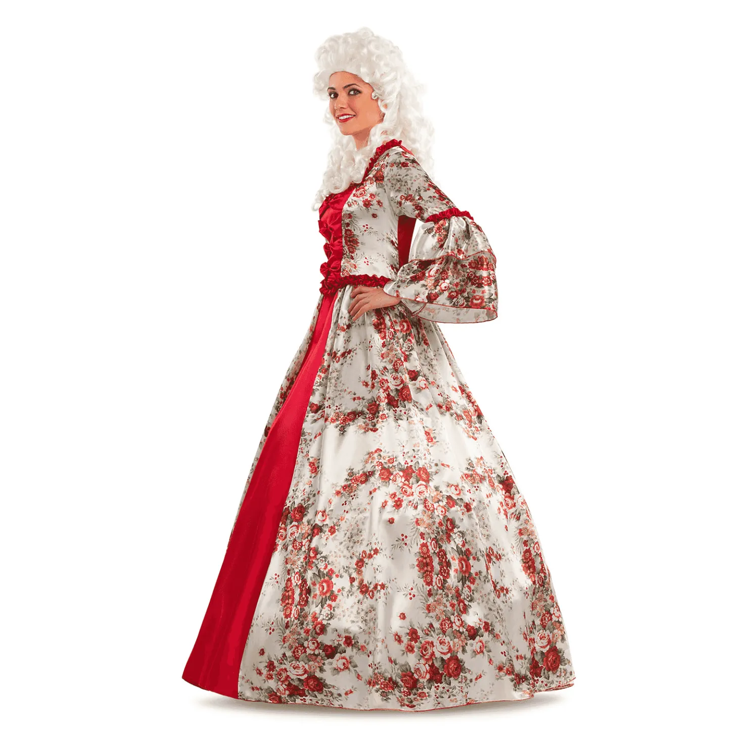 Disfraz de Mujer colonial adulto talla XL