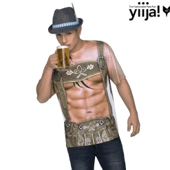 Disfraz de Muscular tyrolean adulto talla S