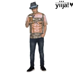 Disfraz de Muscular tyrolean adulto talla L