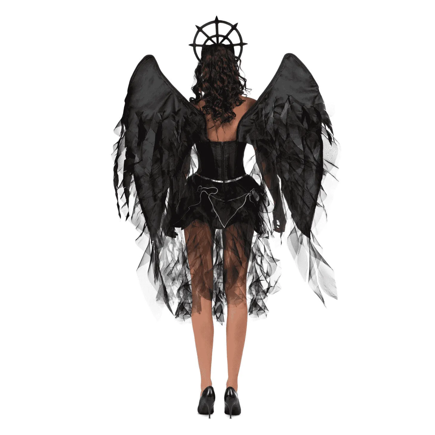 Disfraz de Ángel oscuro adulto talla S