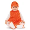 Disfraz de Patito peluche naranja 7-12 meses bebé