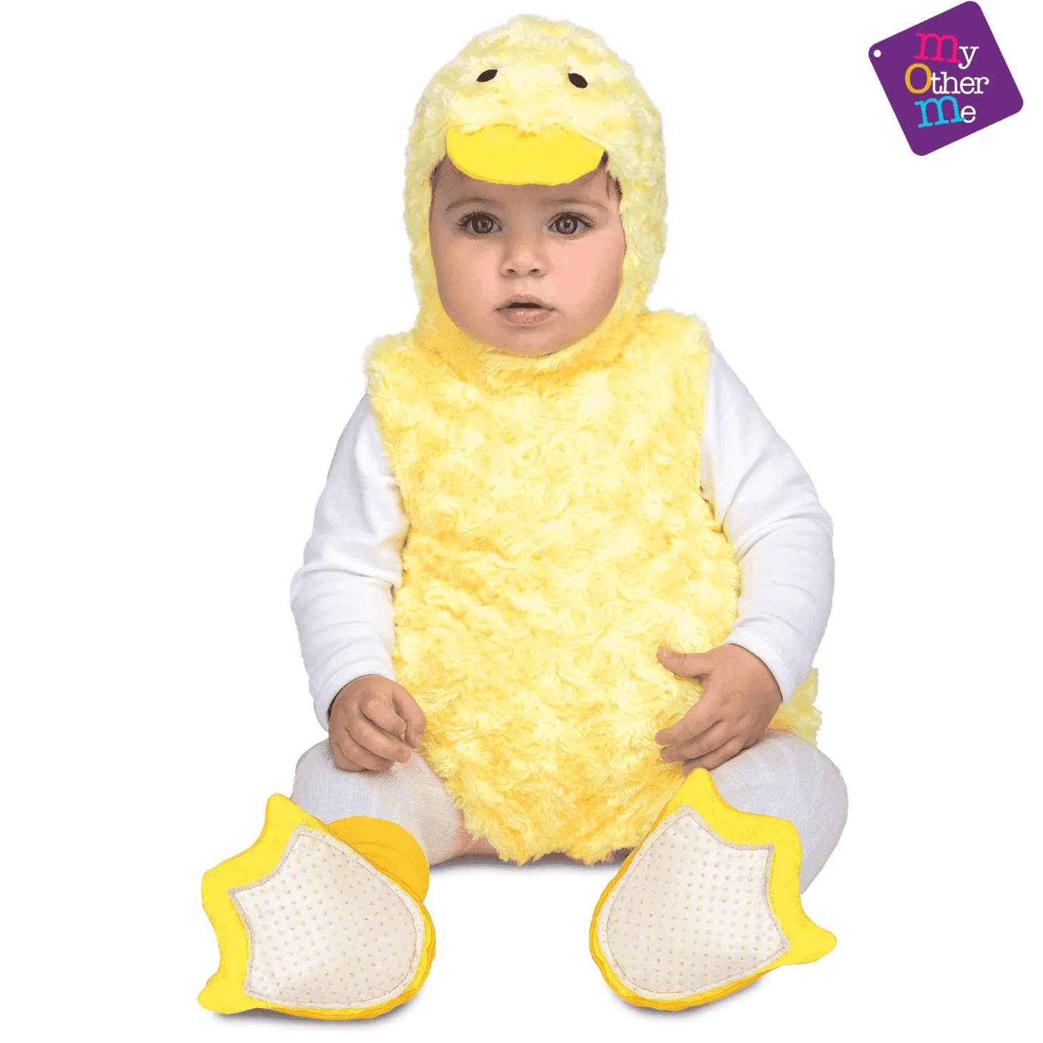 Disfraz de Patito peluche amarillo 0-6 meses bebé