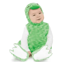 Disfraz de Patito peluche verde 0-6 meses bebé