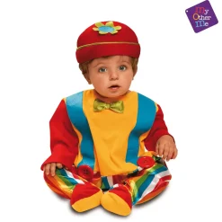 Disfraz de Payaso talla 7-12 meses – Ideal para carnaval, fiestas y eventos divertidos