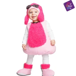 Disfraz de Pequeña poodle rosa 3-4 años infantil