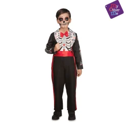 Disfraz de Pequeño día de los muertos 10-12 años infantil