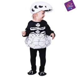 Disfraz de Pequeño dino esqueleto 3-4 años infantil