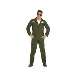 Disfraz de Piloto de Caza para Adulto Talla XL