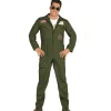 Disfraz de Piloto de Caza Adulto Talla S