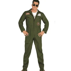 Disfraz de Piloto de Caza Adulto Talla S