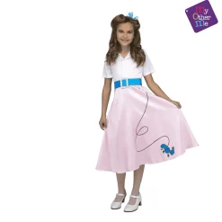 Disfraz de Pink lady 7-9 años infantil