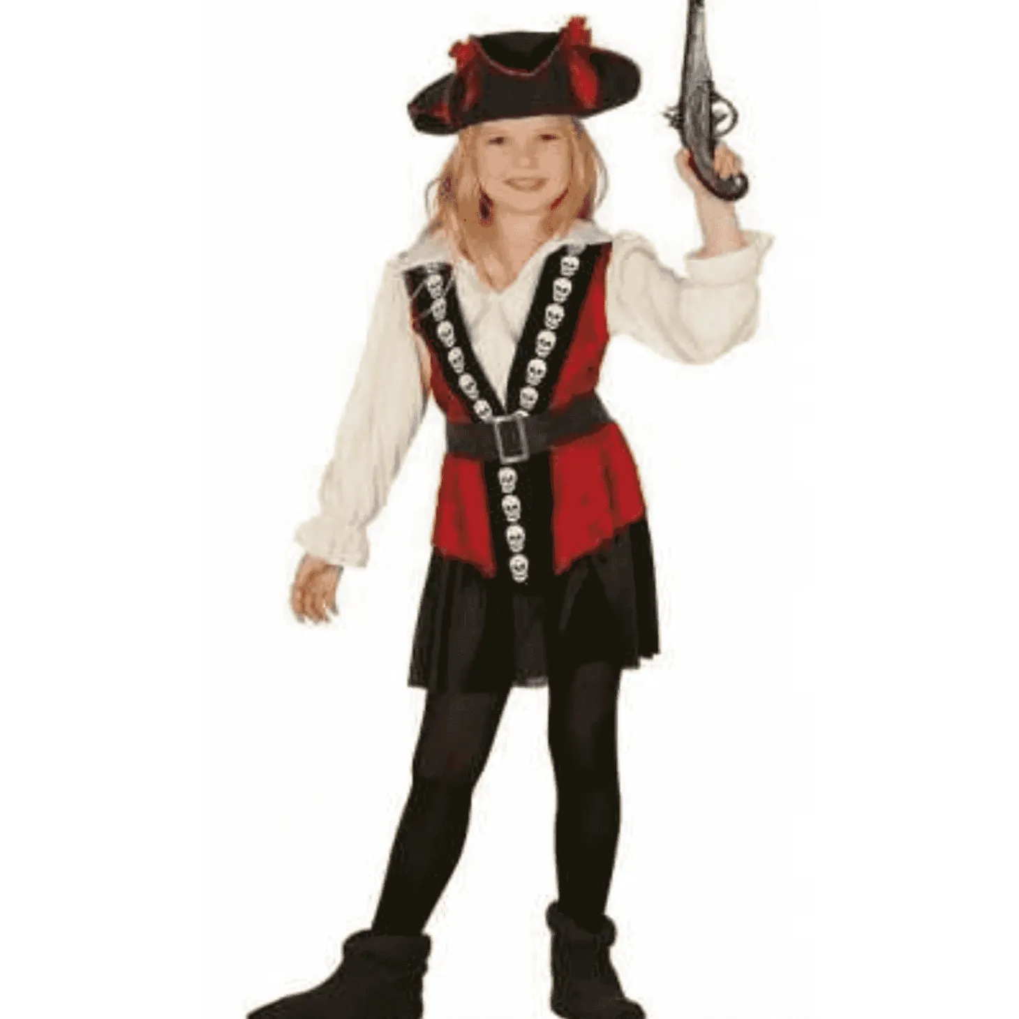 Disfraz de Pirata Bucanera para Niña 7-9 años