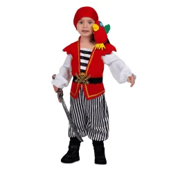 Disfraz de Pirata caribeño 3-4 años infantil