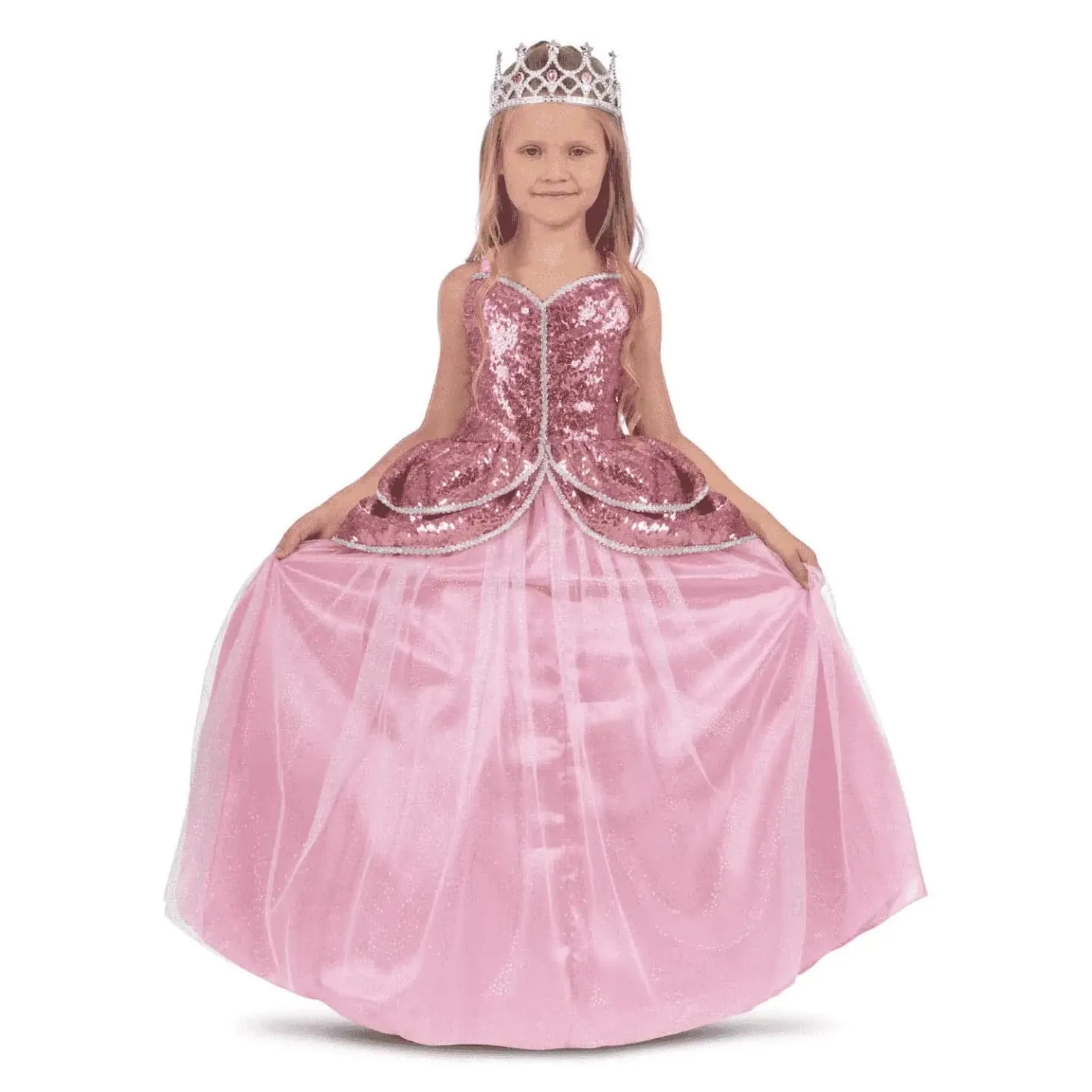 Disfraz de Princesa bruja rosa 7-9 años infantil