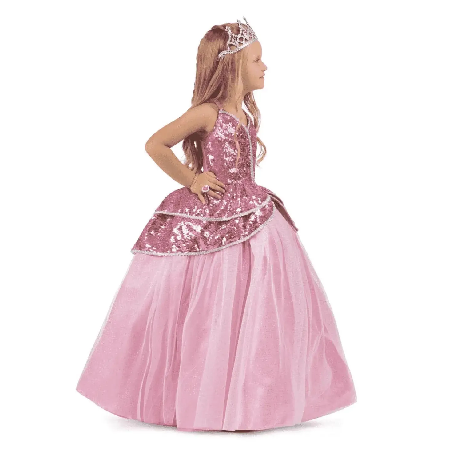 Disfraz de Princesa bruja rosa 5-6 años infantil