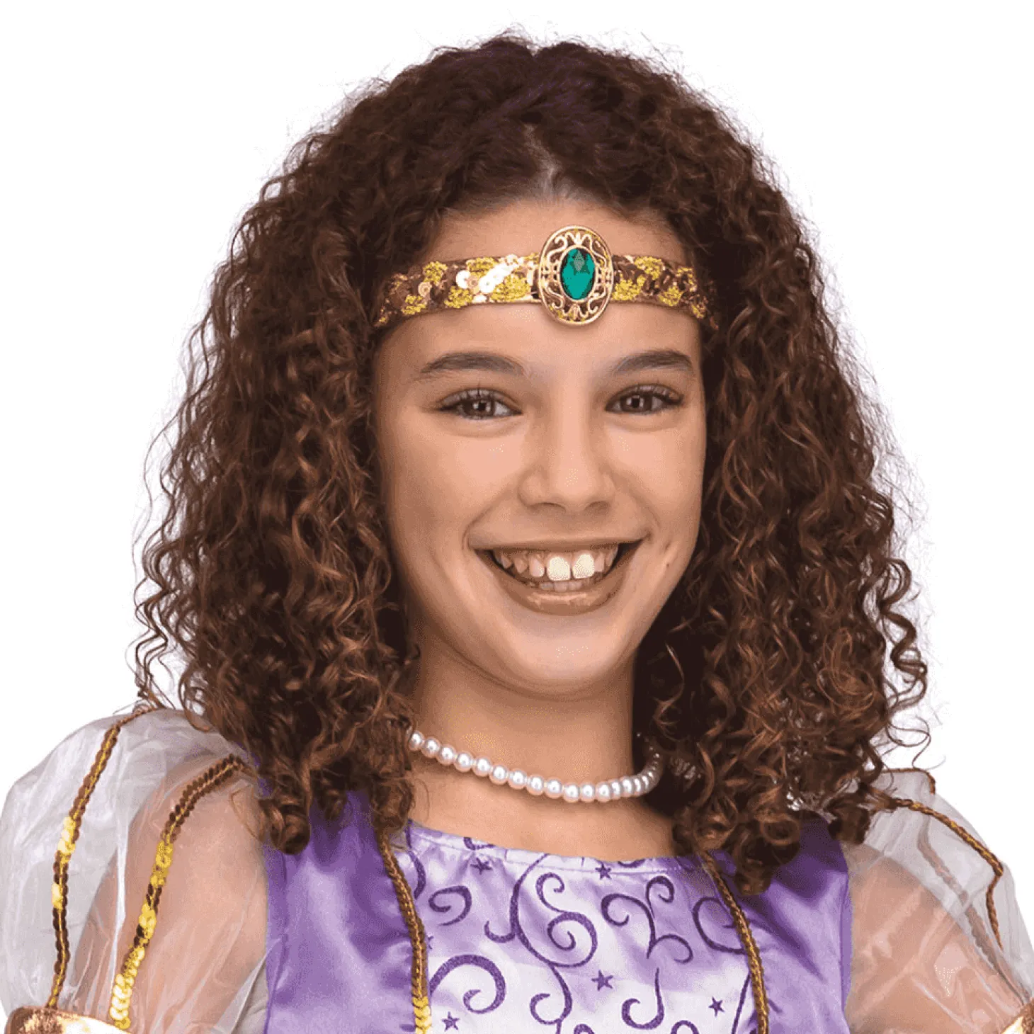 Disfraz de Princesa árabe morada 10-12 años infantil