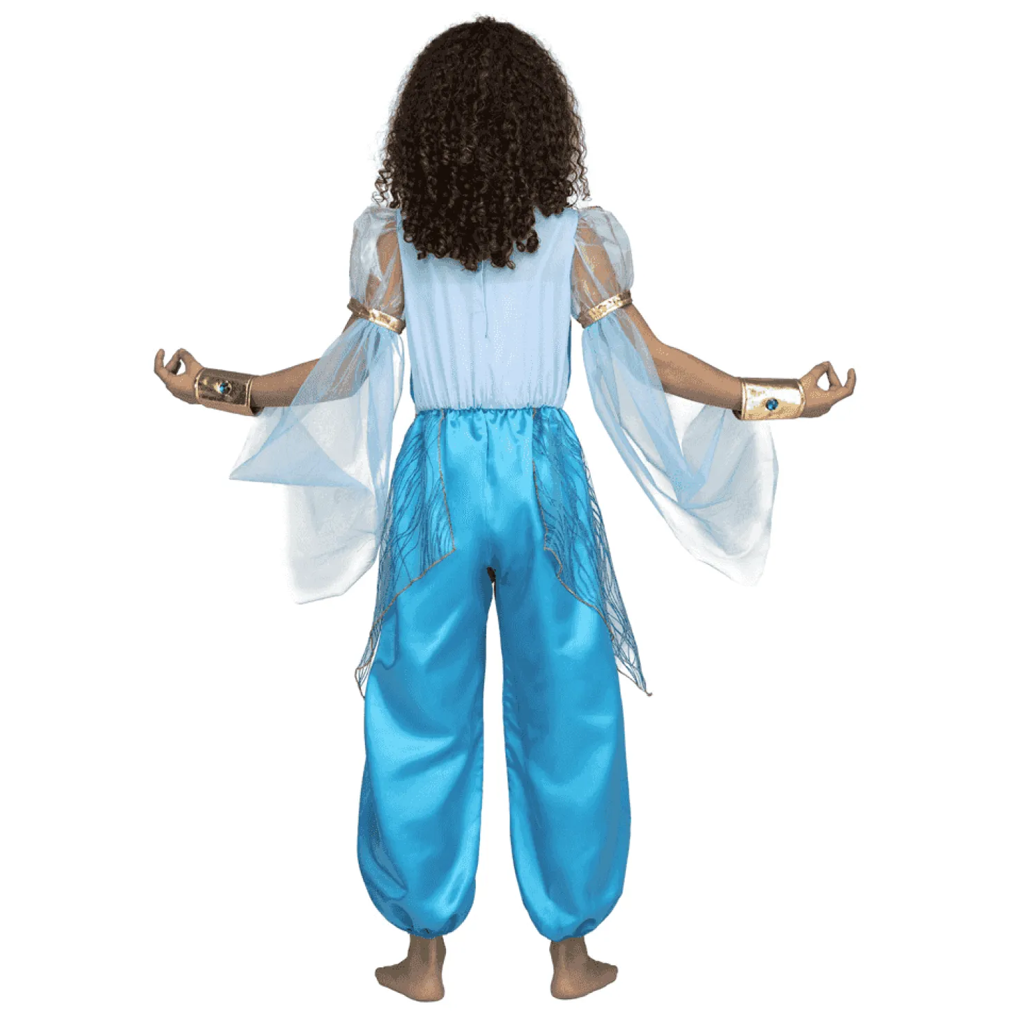 Disfraz de Princesa árabe turquesa 3-4 años infantil