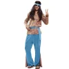 Disfraz de Psychedelic hippie adulto talla XL