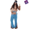 Disfraz de Psychedelic hippie adulto talla ML