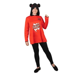 Disfraz de Pucca con capucha adulto talla S