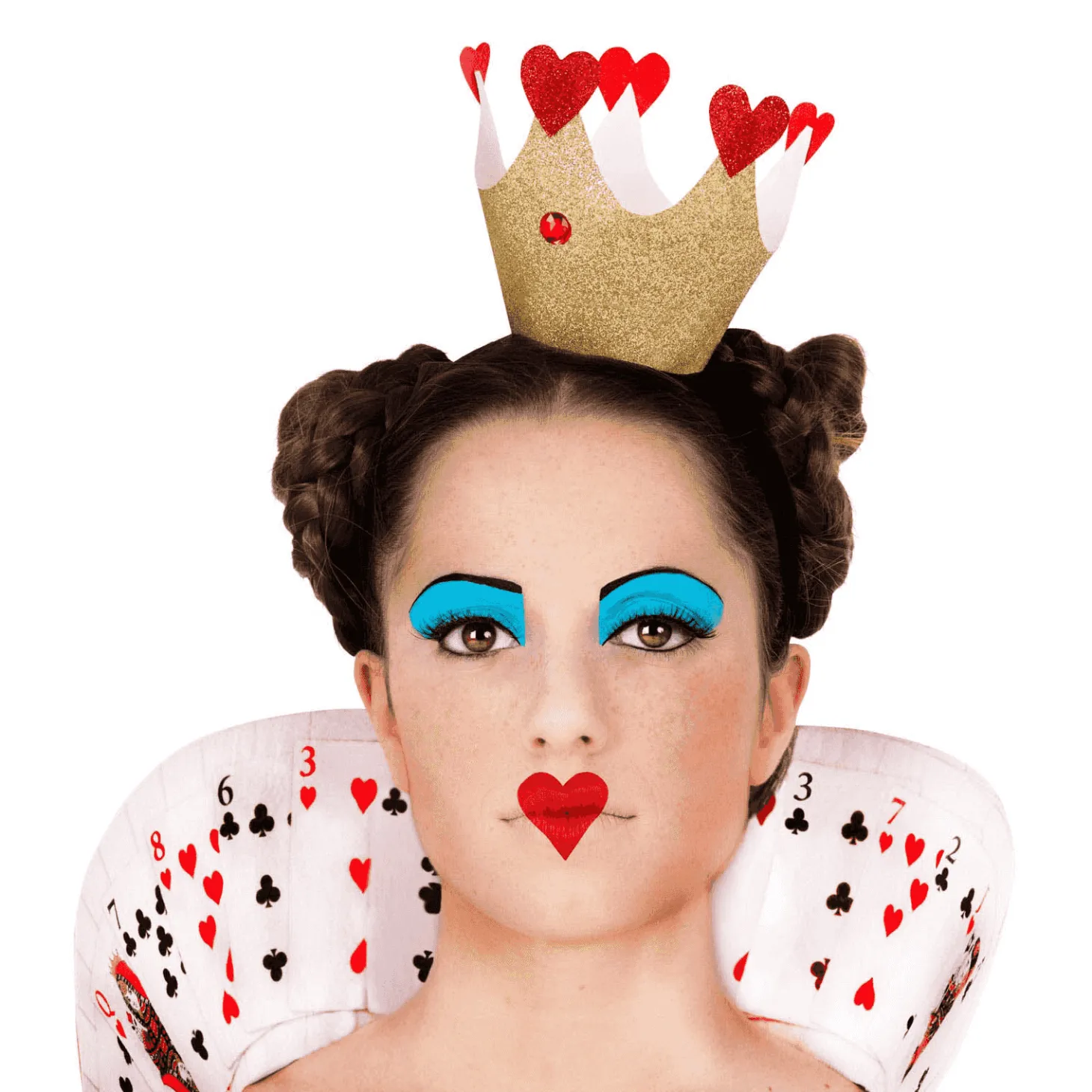 Disfraz de Reina de corazones adulto talla M