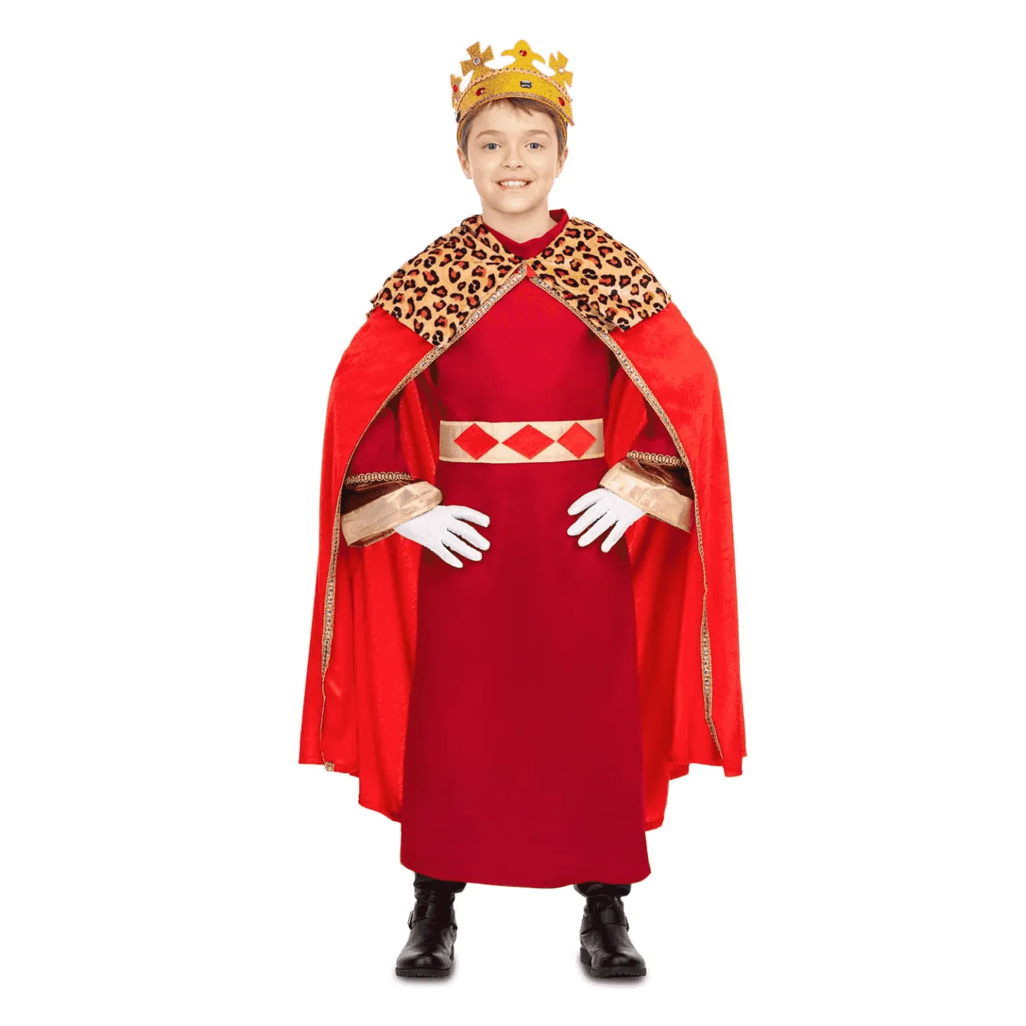 Disfraz de Rey mago rojo 12-24 meses bebé