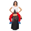 Disfraz de Ride-on bruja negra ml adulto talla ML